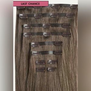 Luxy Hair 20” Seamless Hair Extensions - Sandy Brown